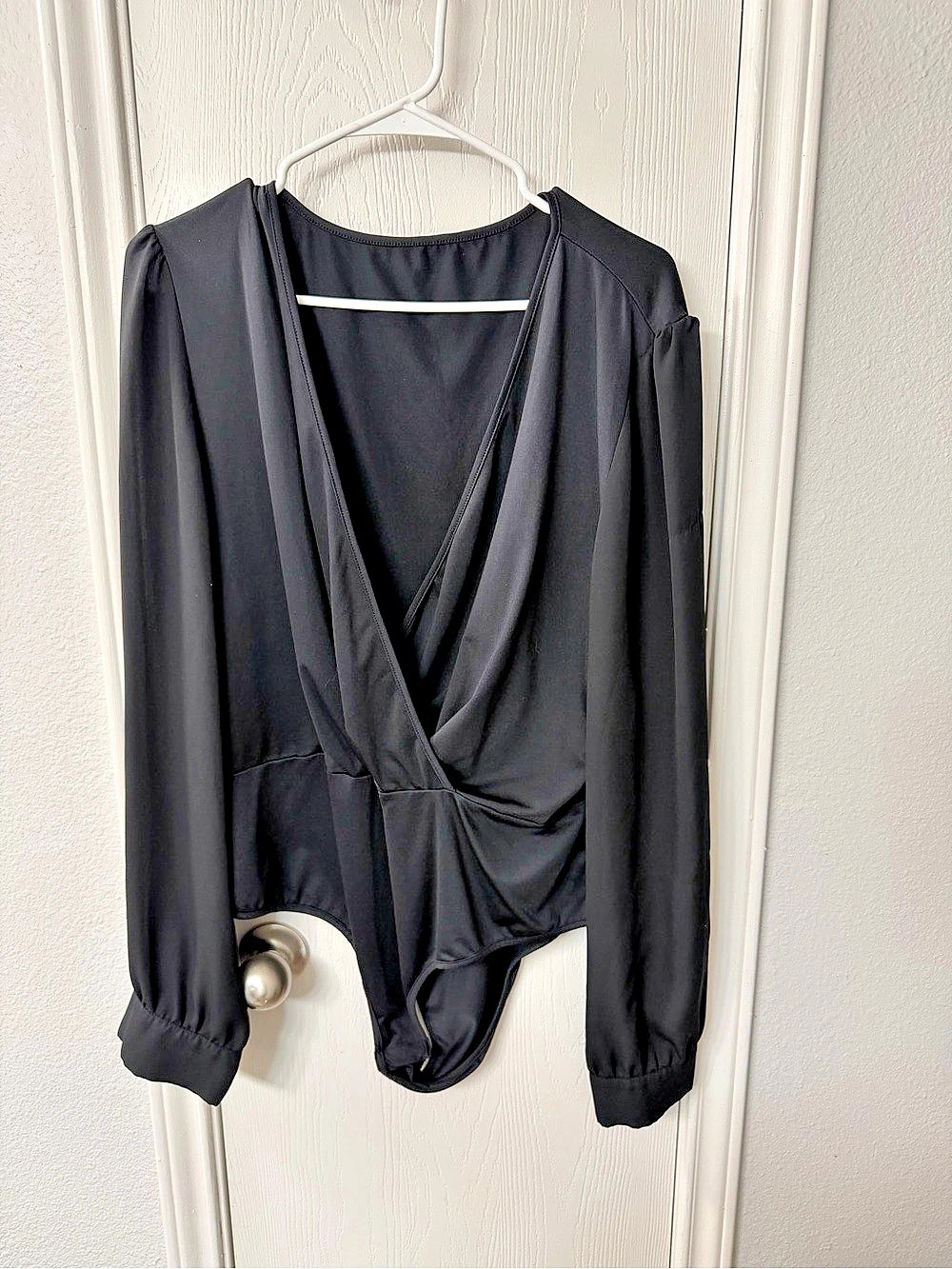 Black Long Sleeve Bodysuit
